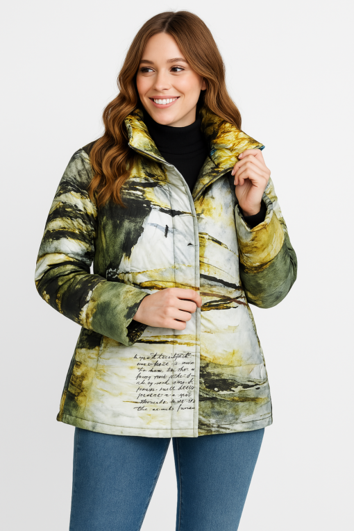 PARKA VERDE PAISAJE - Imagen 2