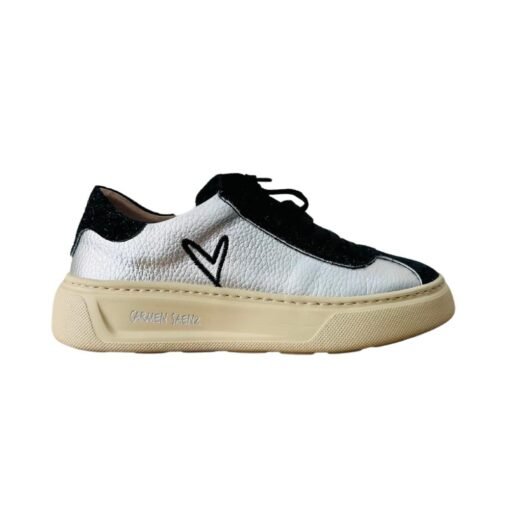 ZAPATILLA PISO BAMBA PLATEADA, CARMEN SAENZ - Imagen 4