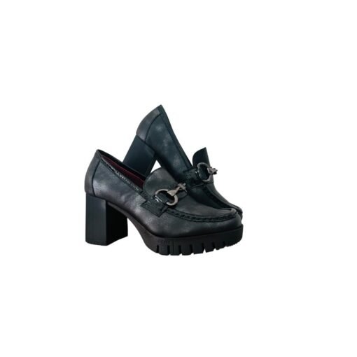 MOCASIN TACO ALTO NEGRO, JOSE SAENZ
