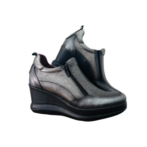 ZAPATO TACO CHINO GRAFITO, JOSE SAENZ