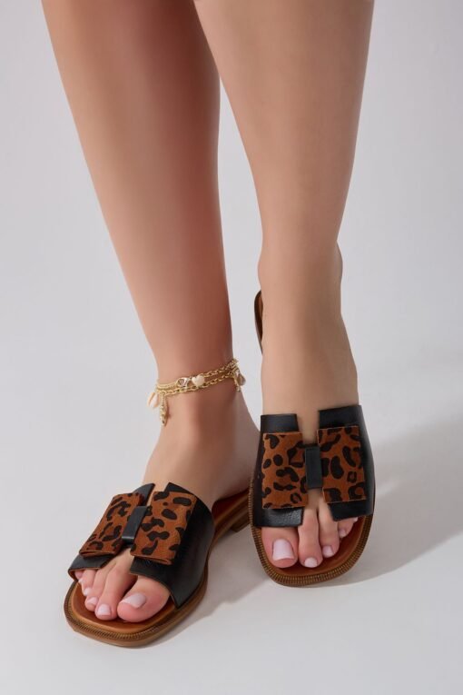 SANDALIA BOW SAFARI - CUERO HECHA EN TURQUIA - Imagen 3