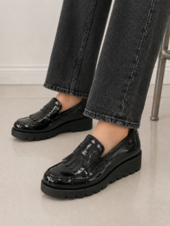 MOCASÍN BLACK SHINE DE CUERO - JOSE SAENZ